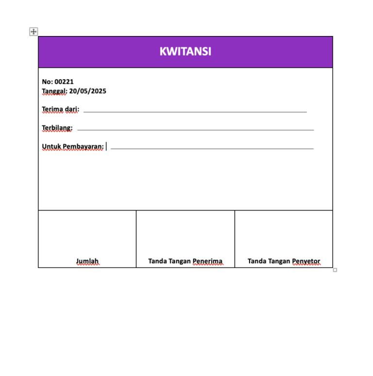 3 Langkah Anti Ribet Cara Print Kwitansi di MS Word dengan Template Gratis 2026