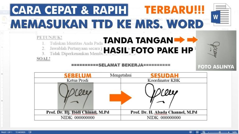 3 Langkah Mudah Cara Memasukan TTD ke Word di 2026, Ternyata Tak Serumit yang Dibayangkan