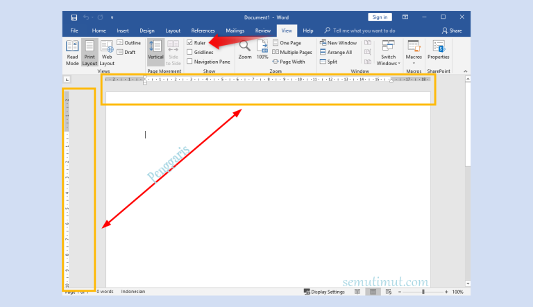 3 Trik Rahasia Cara Menampilkan Mistar di Word, Wajib Tahu!