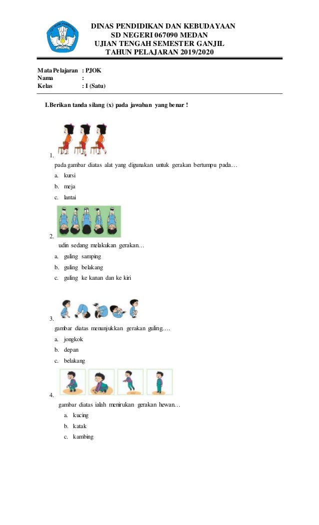 Rahasia Nilai Tinggi: Kumpulan Soal PJOK Kelas 3 Semester 1 PDF dari Bimbel Brilian