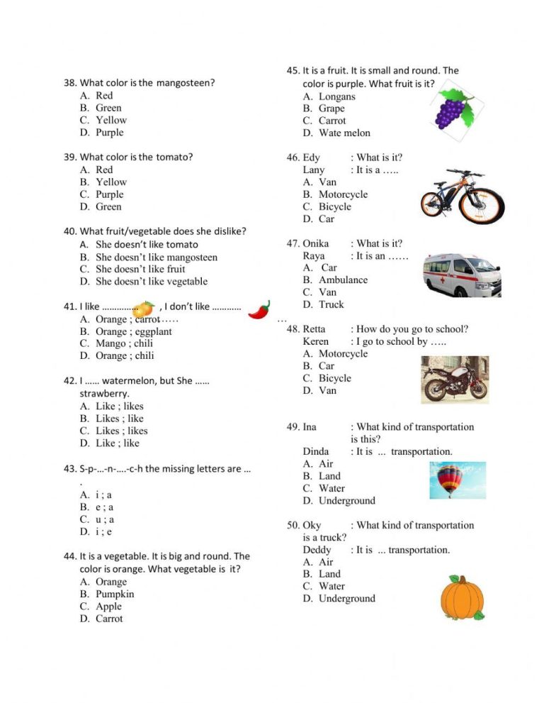 Ternyata Ini 5 File Soal Bahasa Inggris Kelas 3 SD Semester 2 PDF Siap Cetak