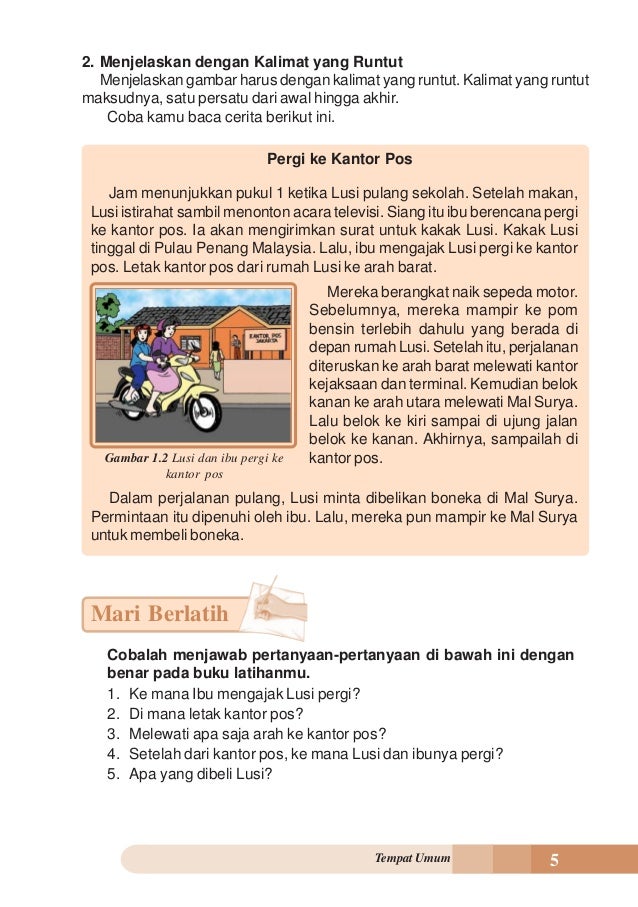 Tugas Bahasa Indonesia Kelas 4 Dalchaebi