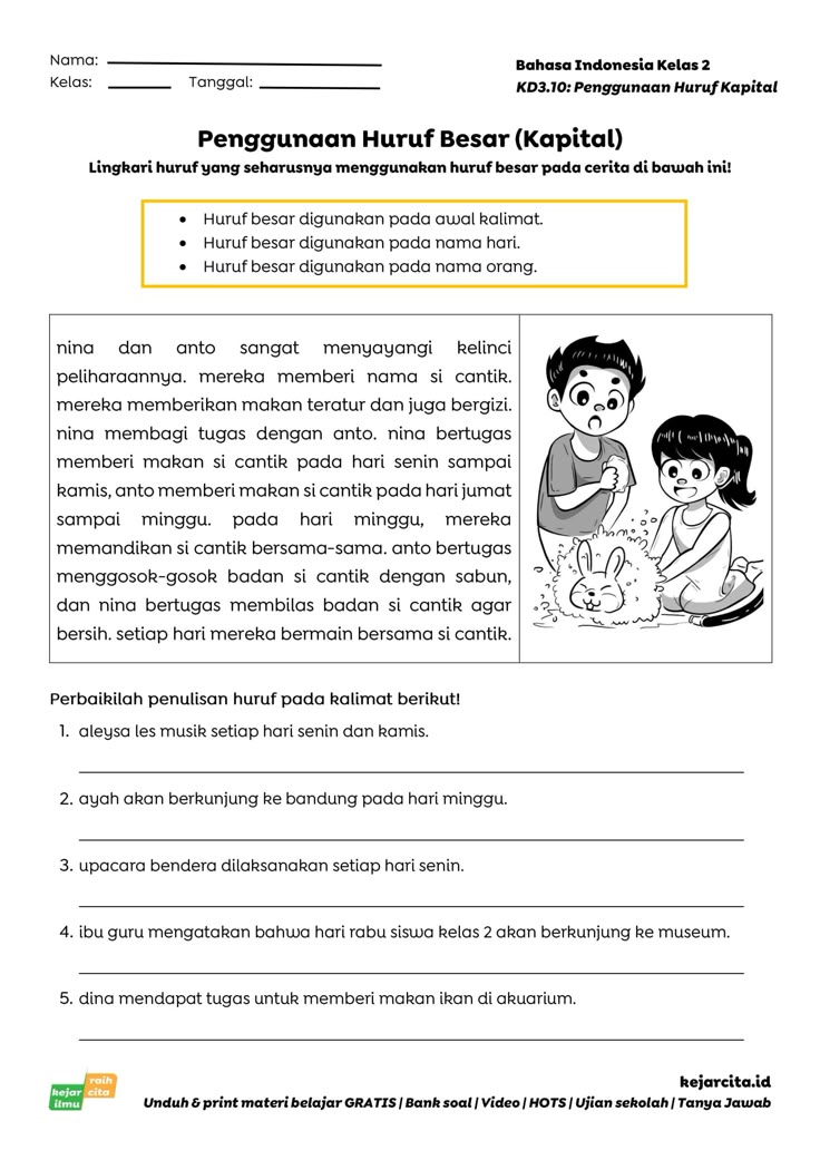 5 Contoh Soal Cerita Bahasa Indonesia Kelas 3 SD yang Ternyata Bikin Anak Paham Unsur Cerita