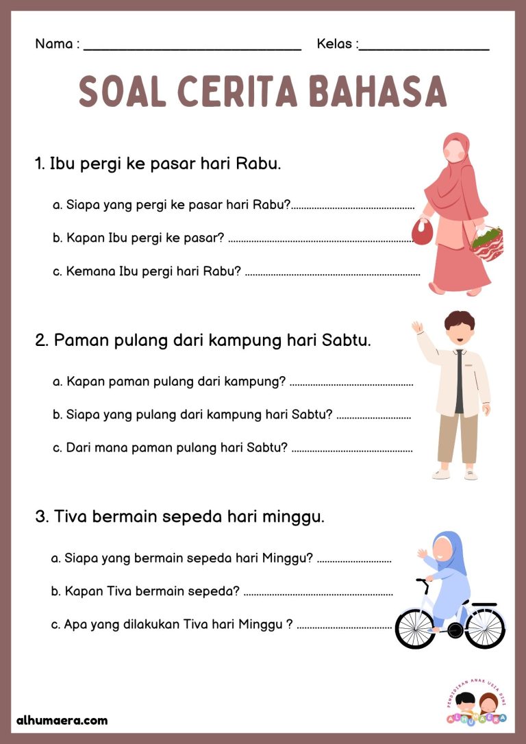 5 Contoh Soal Cerita Beribadah Hanya Kepada Allah Kelas 3 SD, Orang Tua Wajib Tahu