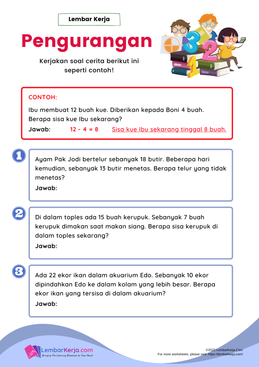 contoh soal dan jawaban sd kelas 3