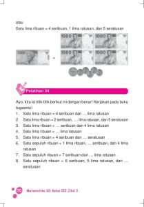 contoh soal dan jawaban matematika kelas 3 sd tentang uang