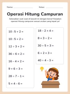 Soal Operasi Hitung Campuran Matematika PDF
