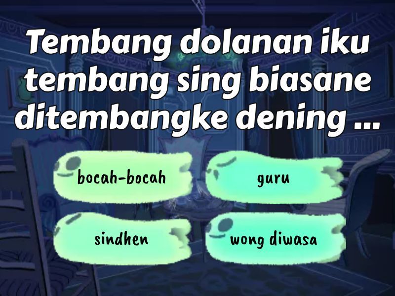 TEMBANG DOLANAN KELAS 4 - Kuis