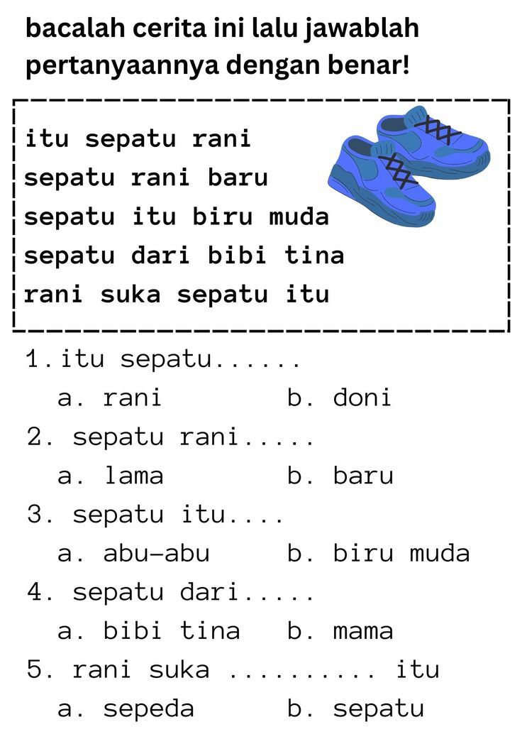 Membaca Kelas 5 Materi Guru Pemahaman Membaca - Free Word Template