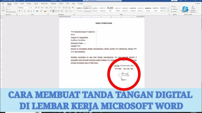 7 Cara Memasukan TTD di Word Ternyata Semudah Ini, Wajib Tahu Sebelum Terlambat