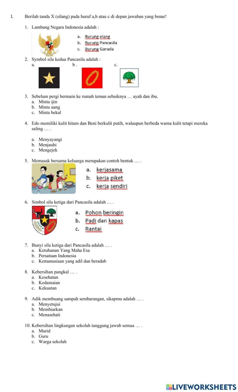 Akhirnya Terungkap 7 Contoh Soal dan Jawaban PKN Kelas 6 SMT 1 yang Sering Muncul