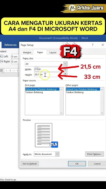 Rahasia Tersembunyi Cara Mengatur Ukuran Kertas F4 Microsoft Word 2007 di Tahun 2026