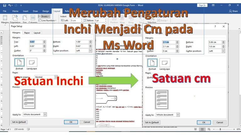 Ternyata Semudah Ini Cara Merubah Inch ke Cm di Word 2026, Wajib Tahu!