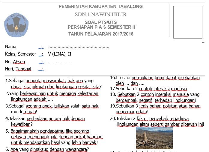 39 Soal Bahasa Indonesia Kelas 4 Semester 2 Tentang Wawancara - Soal